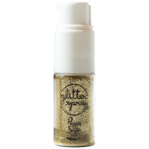 Glitter spray Gold de Peggy Sage. À retrouver sur beautycoiffure.com