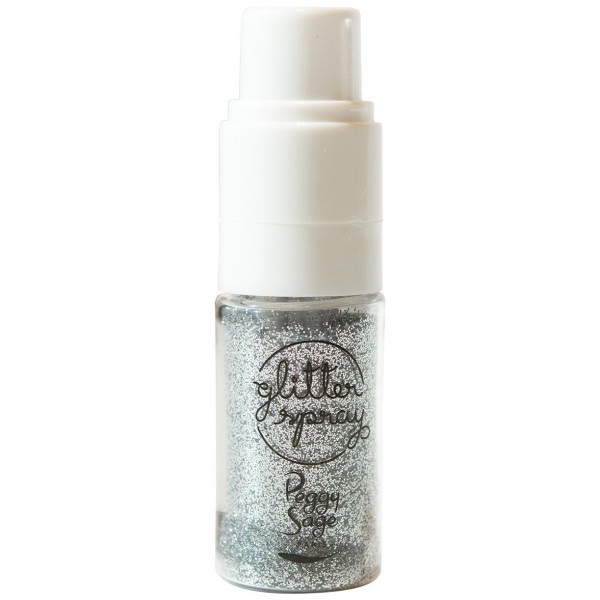 Glitter spray Silver de Peggy Sage. À retrouver sur beautycoiffure.com