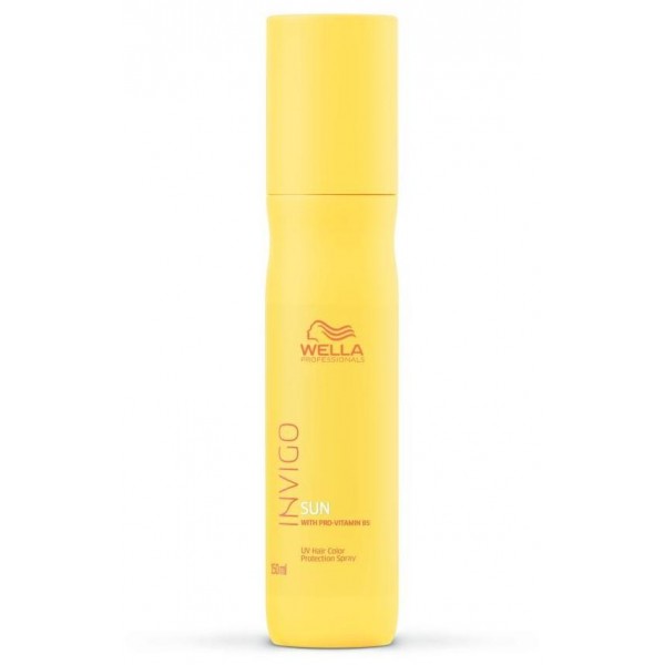 Découvrez le spray de protection UV Invigo Sun de Wella, à retrouver sur beautycoiffure.com. 