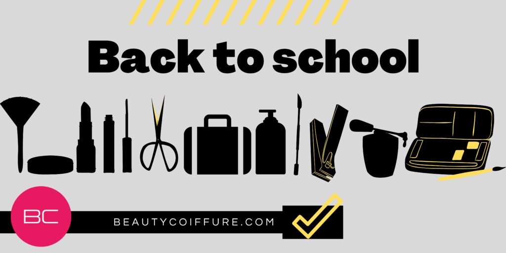 Découvrez la boutique Back to School sur beautycoiffure.com. C'est encore les vacances, mais l'heure de la rentrée a bientôt sonné. Si vous vous apprêtez à faire un CAP ou BP de coiffure et d'esthétisme, notre catégorie est faite pour vous ! 