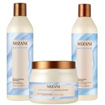 Découvrez Moisture Fusion de Mizani, soins cheveux pour cheveux rêches, très secs et très abîmés. À retrouver sur beautycoiffure.com.
