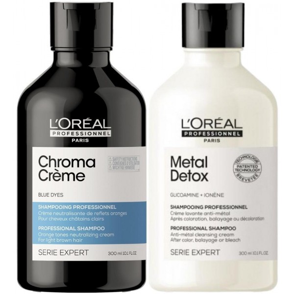 Duo brunette anti-reflet Chroma Crème L'Oréal Professionnel, à retrouver sur beautycoiffure.com.
