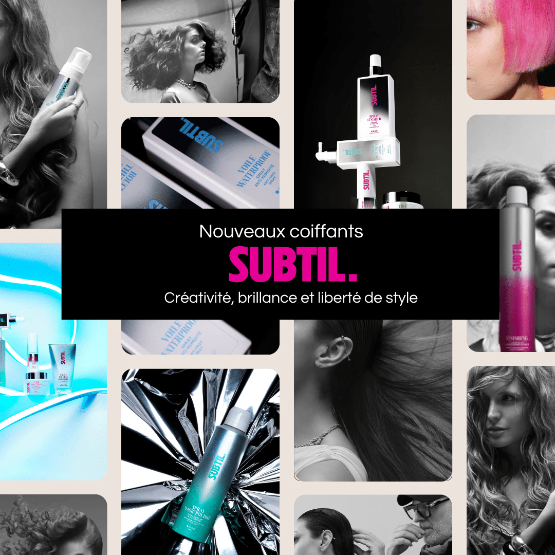 Découvrez les nouveaux coiffants Subtil : créativité, brillance et liberté de style
