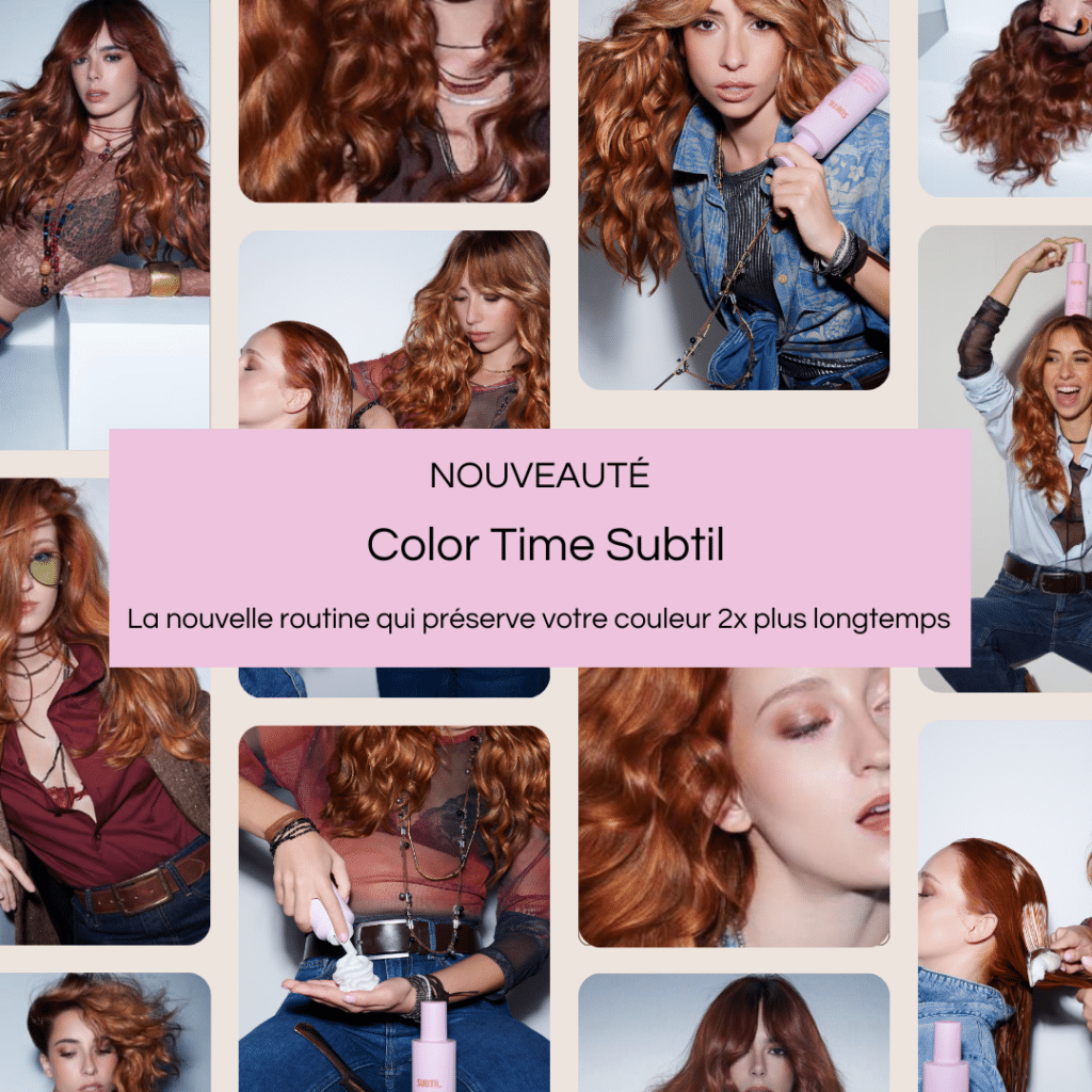 NOUVEAU | Subtil Color Time : la routine qui préserve votre couleur 2 fois plus longtemps