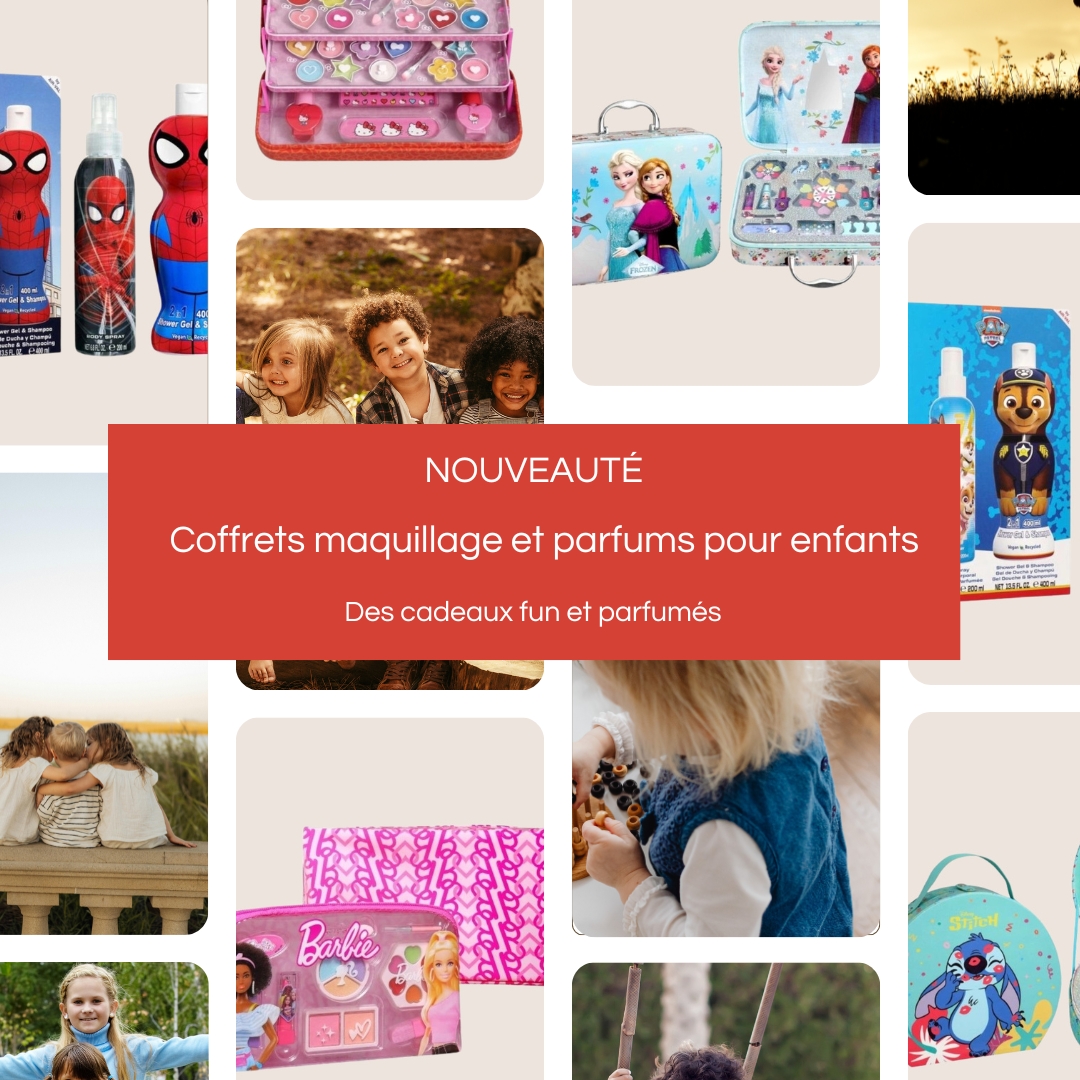 Coffrets maquillage et parfums pour enfants : des cadeaux fun et parfumés