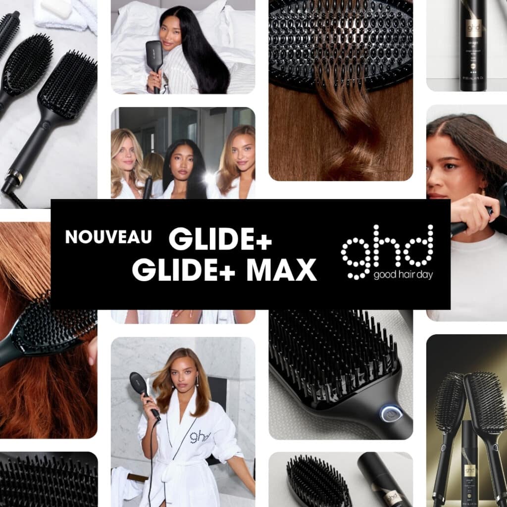 Alerte pépite : Découvrez les nouvelles brosses lissantes ghd Glide+ pour un lissage encore plus rapide.